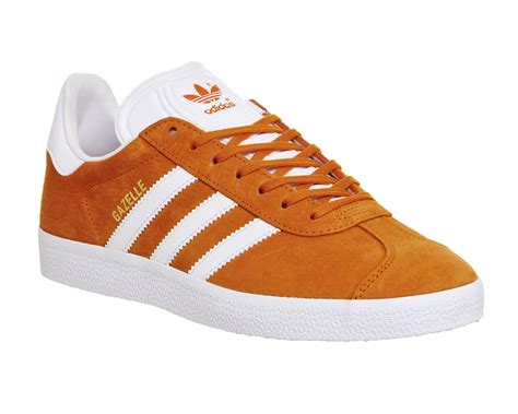 orange adidas sneakers for women.